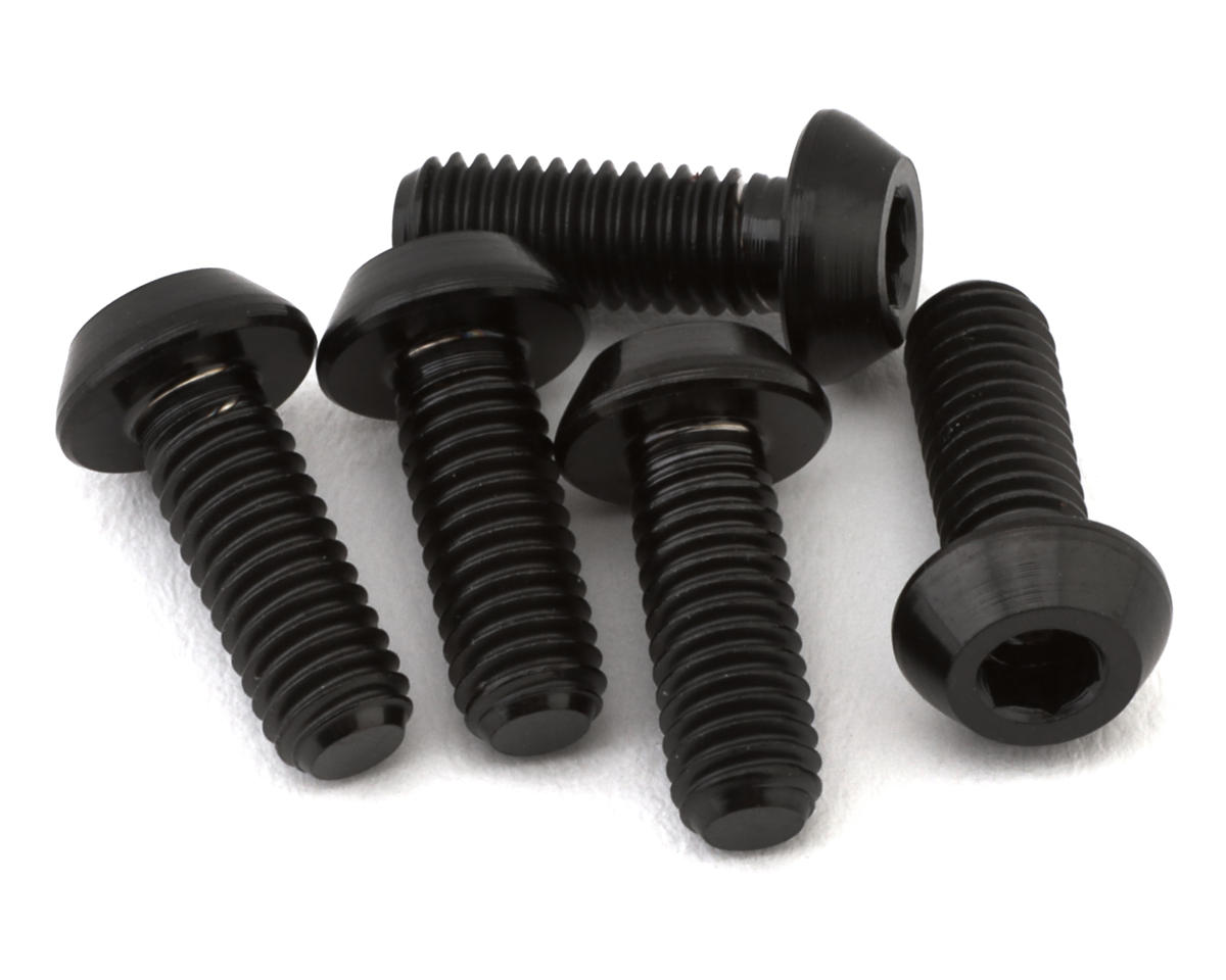 eXcelerate Titanium Pro Taper Screws (Black) (5) (3x8mm)