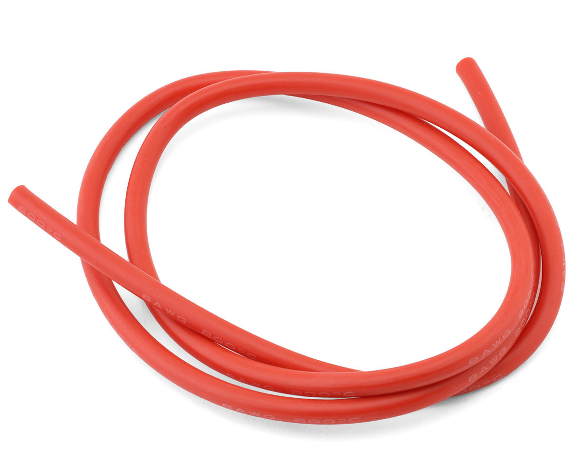 eXcelerate Silicone Wire (Red) (1 Meter) (8AWG)