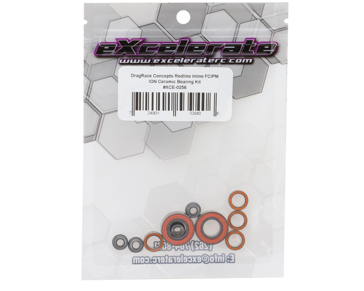 eXcelerate DragRace Concepts Redline Inline ION Ceramic Bearing Kit (Funny Car/Pro Mod)
