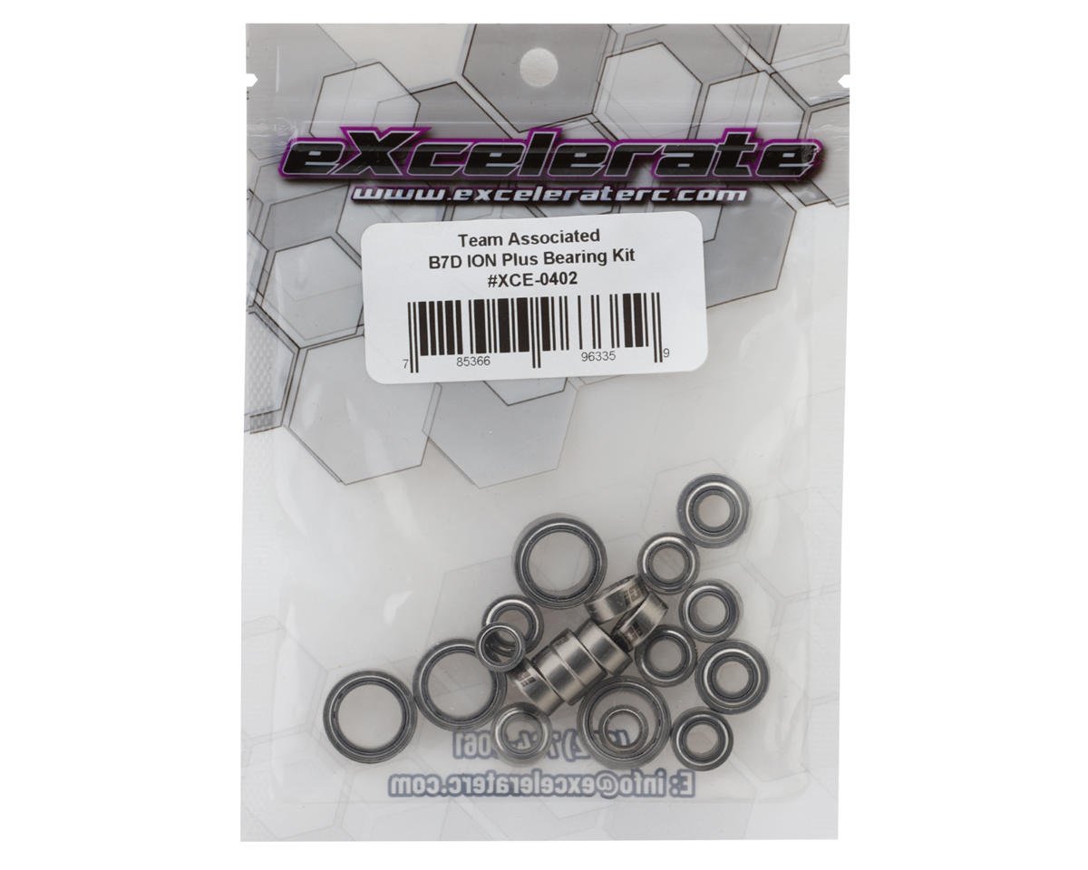 eXcelerate Team Associated RC10B7D ION Plus Bearing Kit
