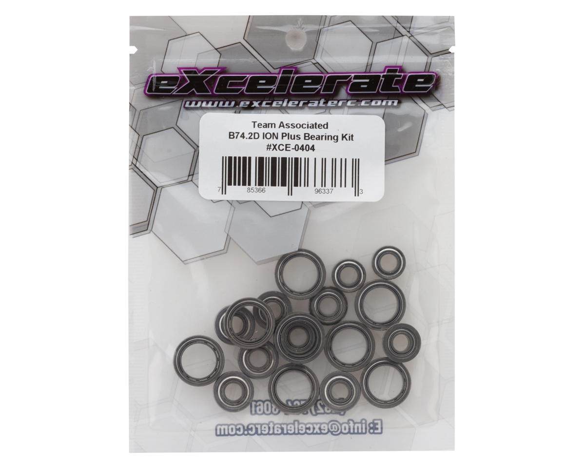 eXcelerate Team Associated RC10B74.2 ION Plus Bearing Kit