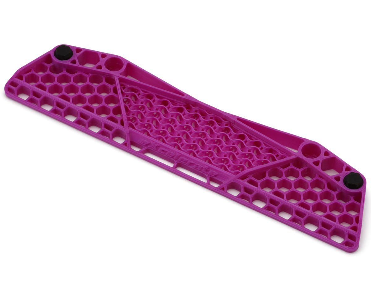 eXcelerate Prodigy Pro 10 3D Printed Flex Bumper (Purple)