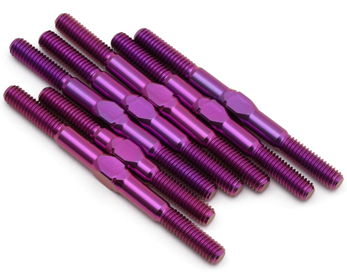 eXcelerate Team Associated RC10B74.2/B74.2D Titanium Turnbuckle Kit (Purple)