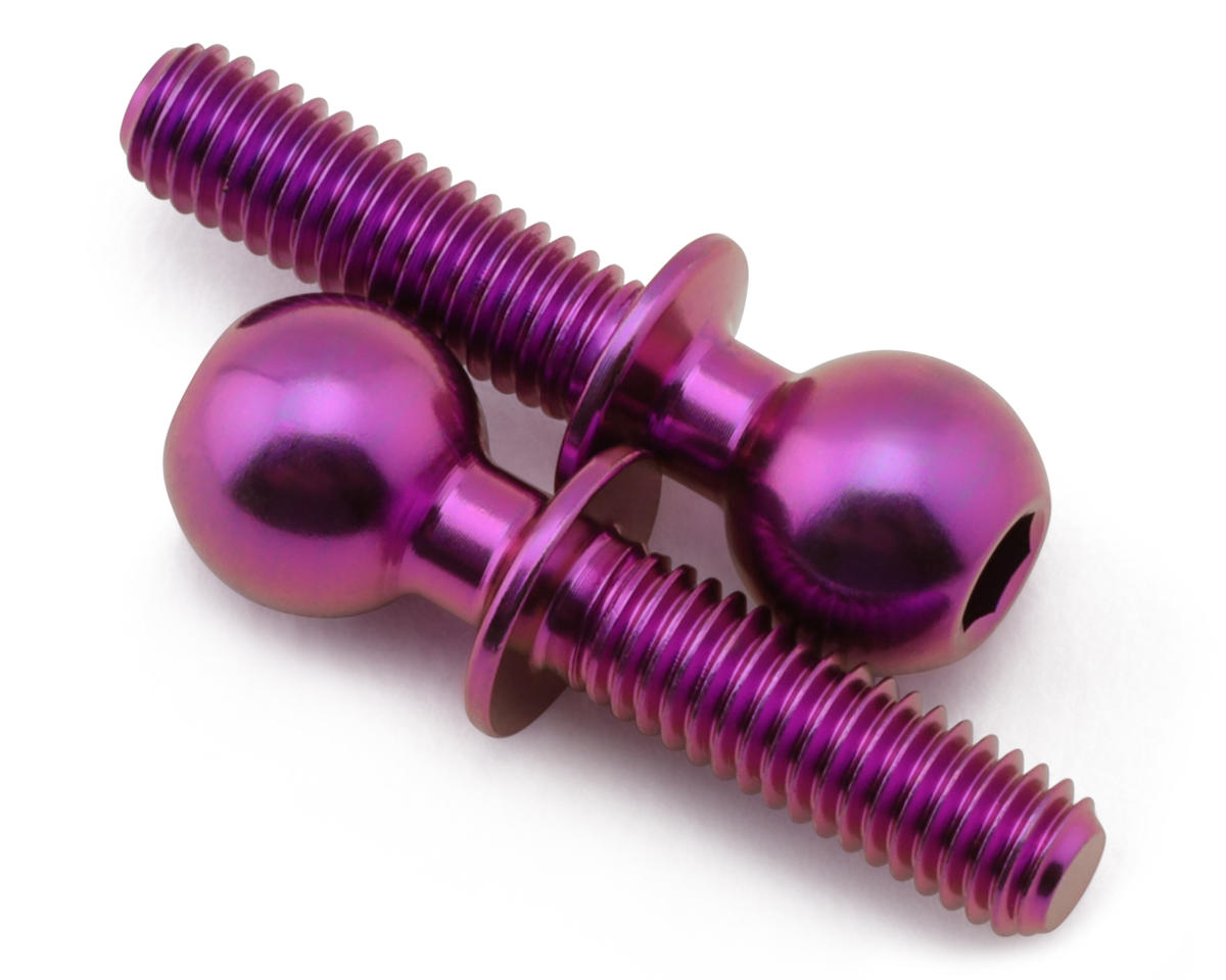 eXcelerate 5.5mm Titanium Ball Studs (Purple) (2) (10mm)