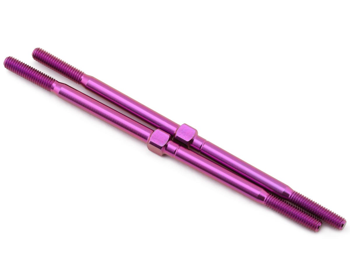 eXcelerate 3mm Titanium Turnbuckles (75mm) (Purple) (2)