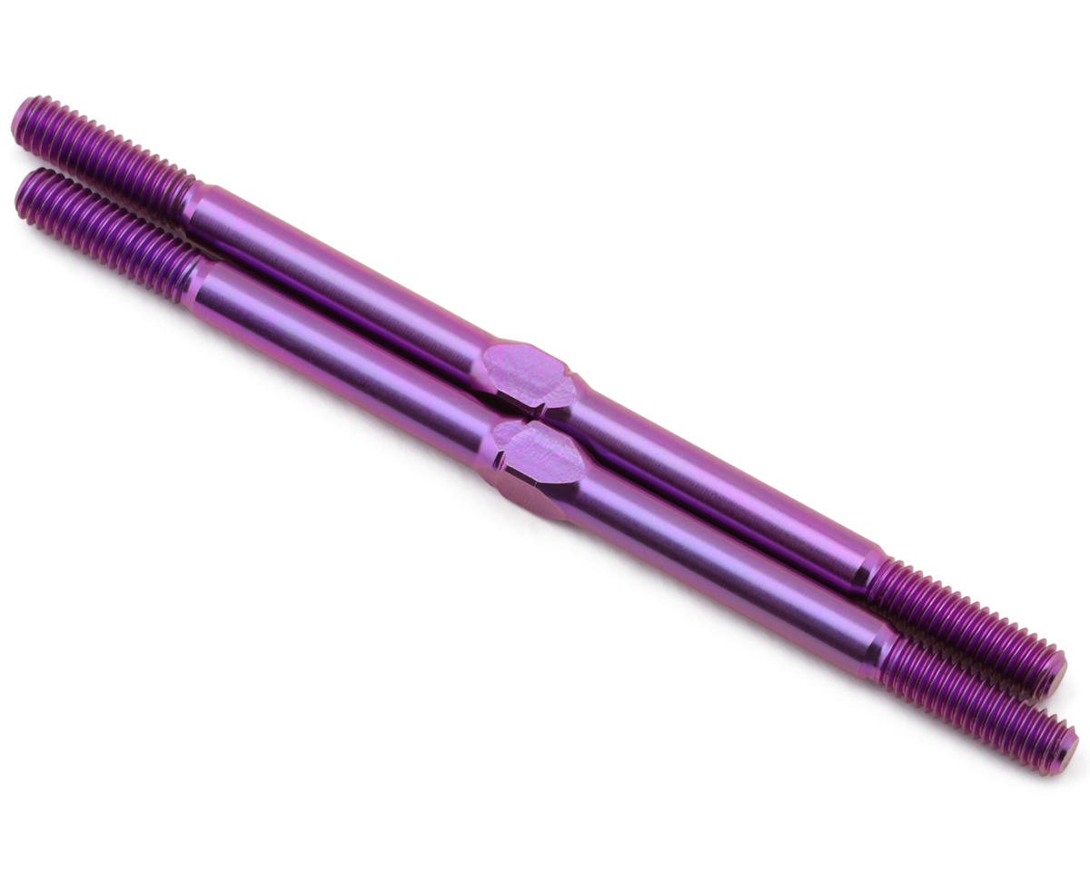 eXcelerate 3.5mm Titanium Turnbuckles (Purple) (2) (67mm)