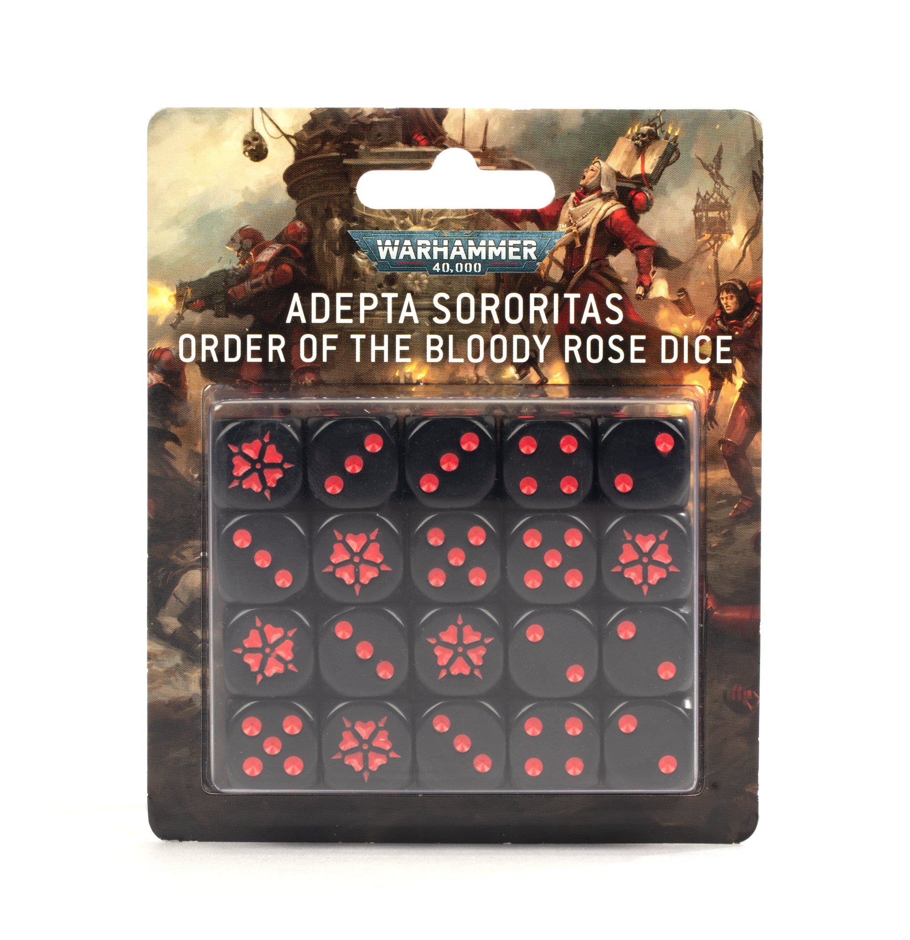 Citadel Hobby: Dice Set - 40K: Adepta Sororitas - Order of the Bloody