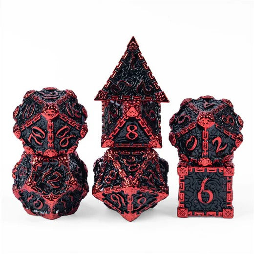 Dagger of Venom: Magma RPG Metal Dice Set