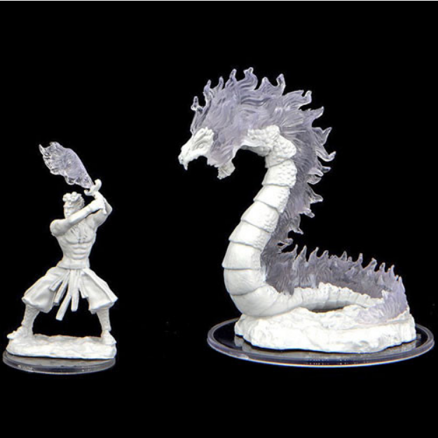 Critical Role: Unpainted Miniatures - Ashari Firetamer & Inferno Serpe