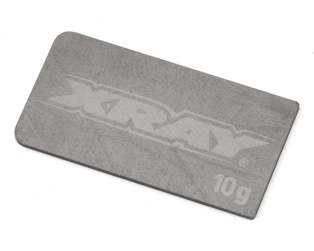 XRAY X4 Pure Tungsten Chassis Weight (10g)