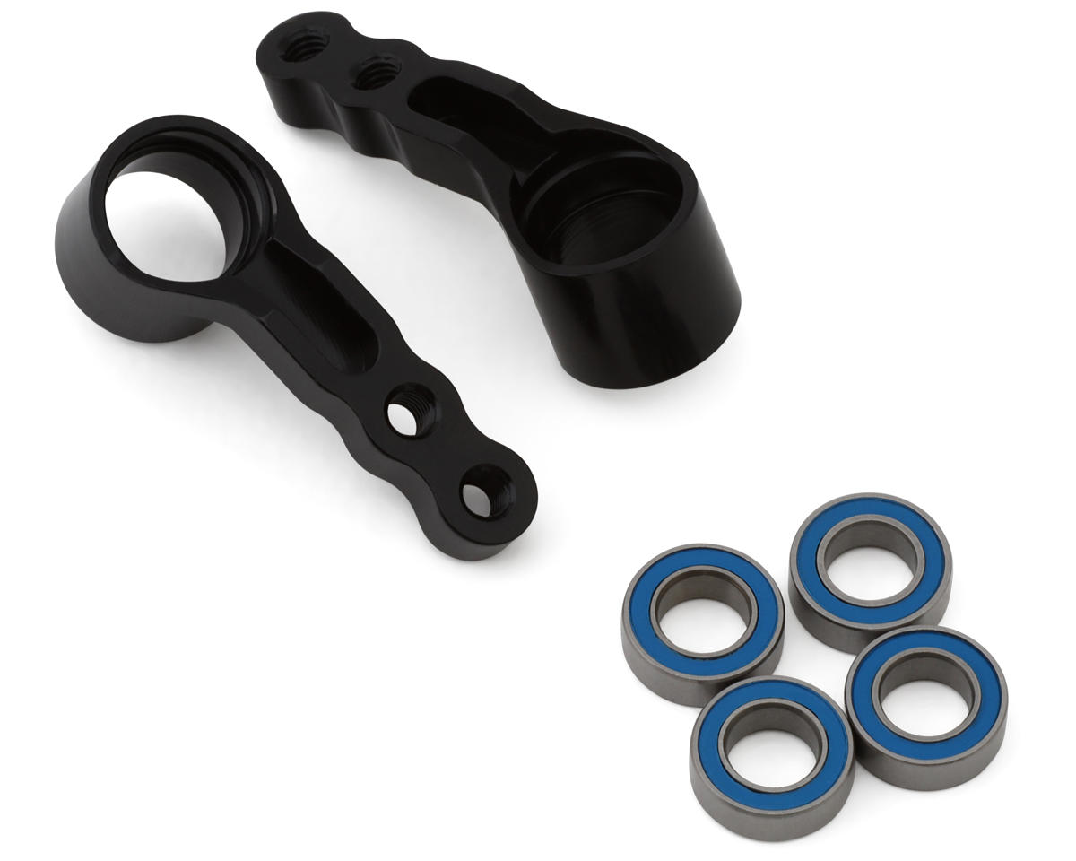 XRAY '24 Aluminum Steering Arm (1-Piece Chassis) (2) w/Bearings