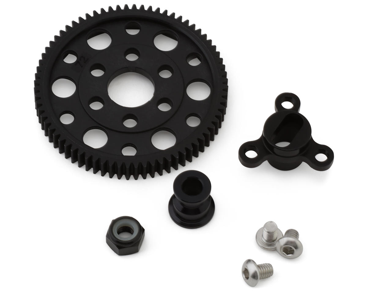 XRAY LCG Slipper Eliminator Set w/Light Weight Spur (72T)