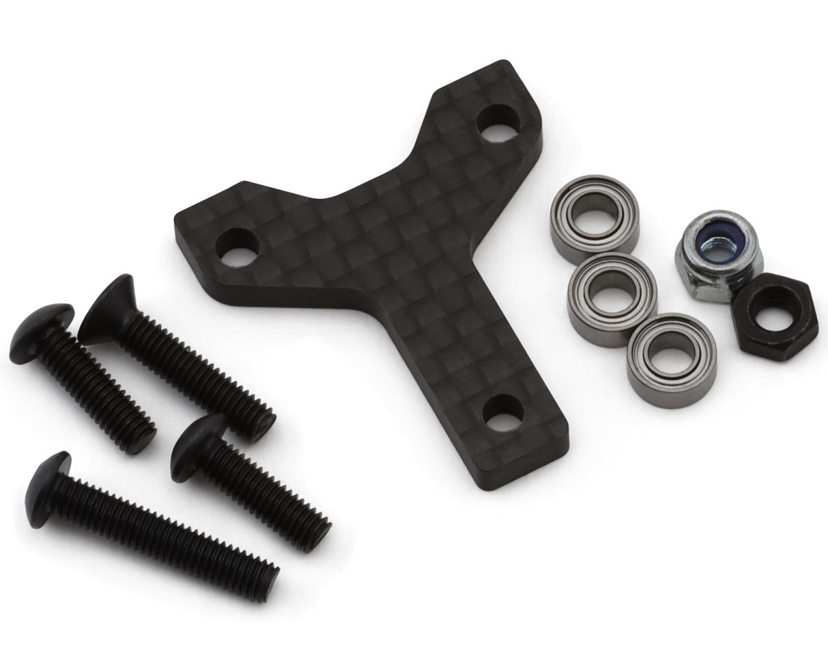 XRAY RX8E Carbon Fiber Rear Body Centering Plate Set
