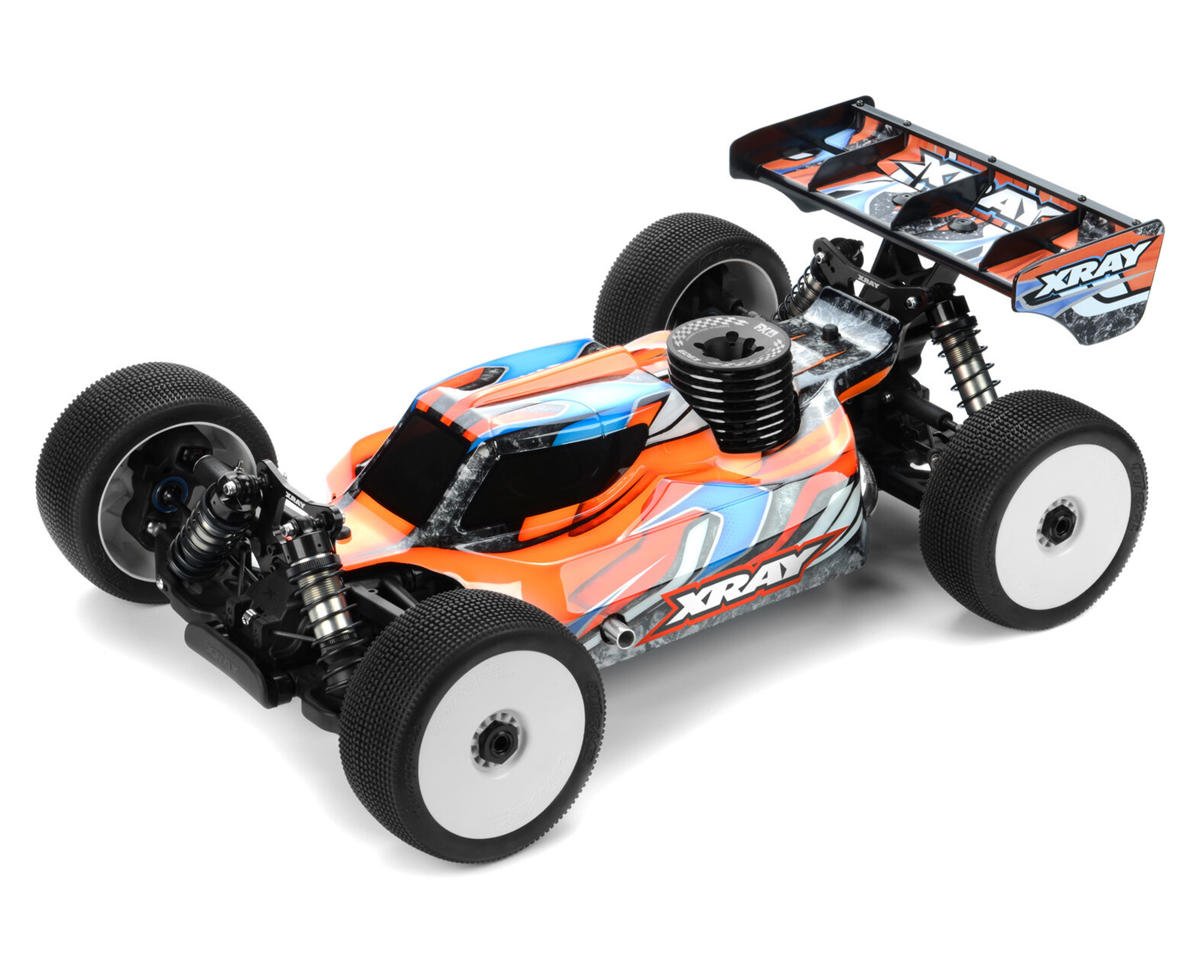 XRAY XB8 2025 1/8 Nitro 4WD Off Road Competition Buggy Kit w/FX K303 Nitro Engine Combo