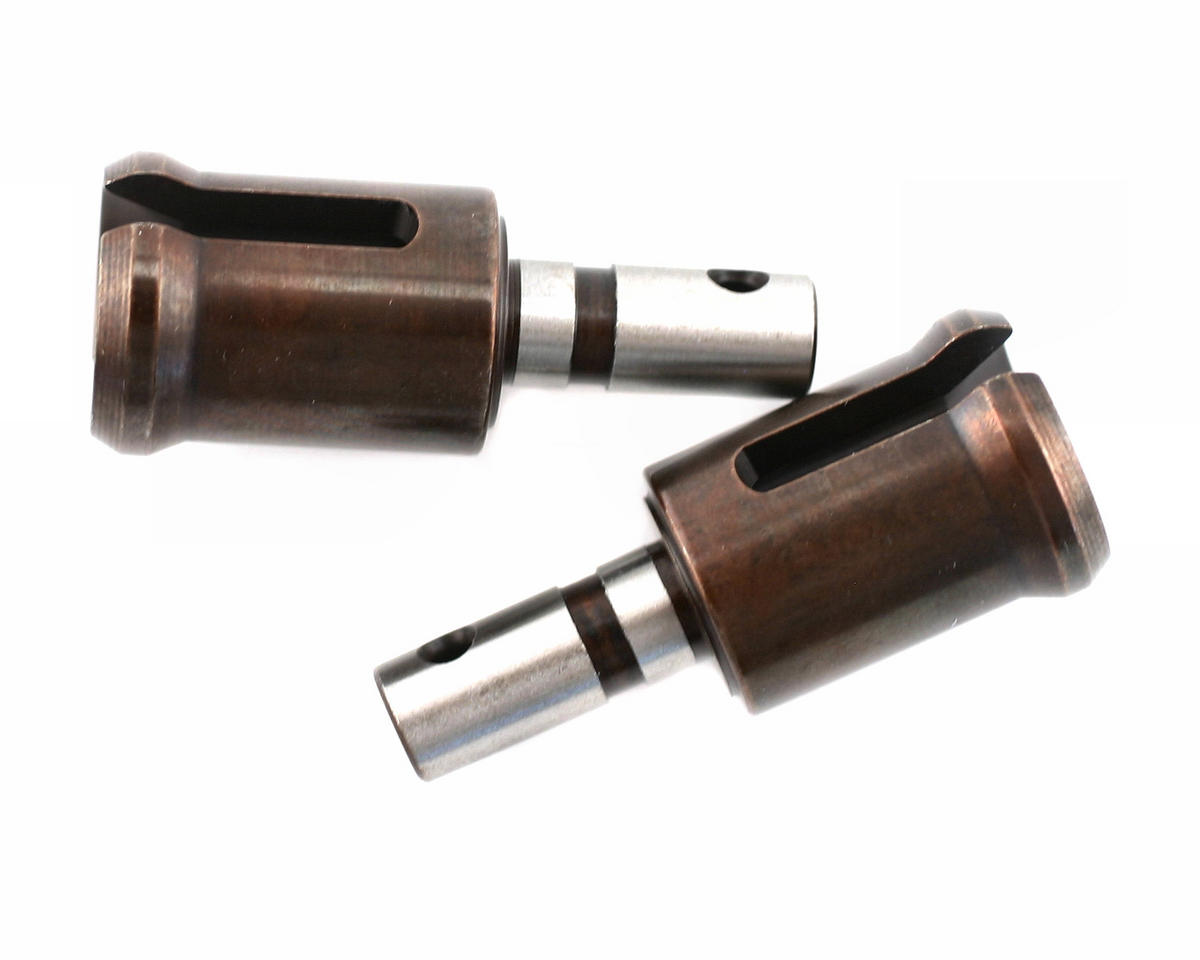 XRAY Front/Rear Differential Outdrive Adapter Hudy Spring Steel (Long) (2)