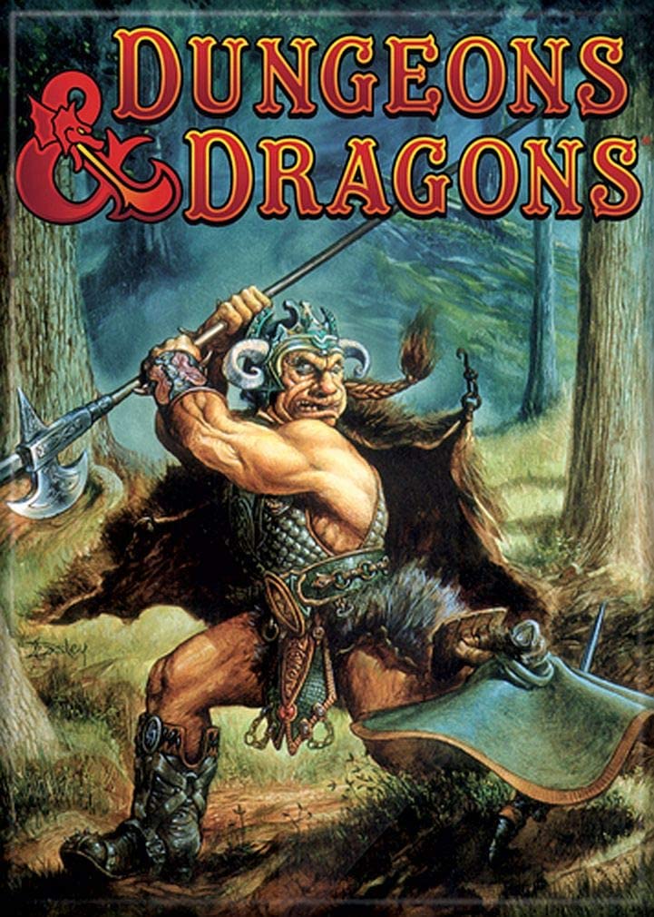 Dungeons & Dragons Book Cover Series 1 Magnet - Advanced Monster Manua