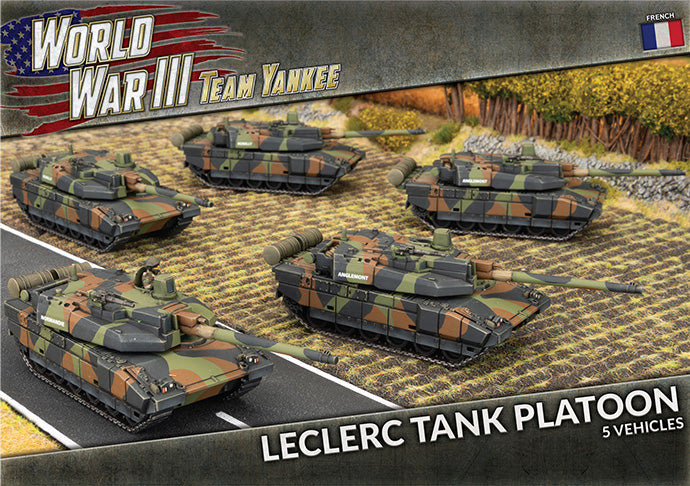 Flames of War: Team Yankee WW3: French (TFBX10) - Leclerc Tank Platoon