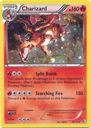 Charizard 019/113 (MCAP) Promo - Moderate Play