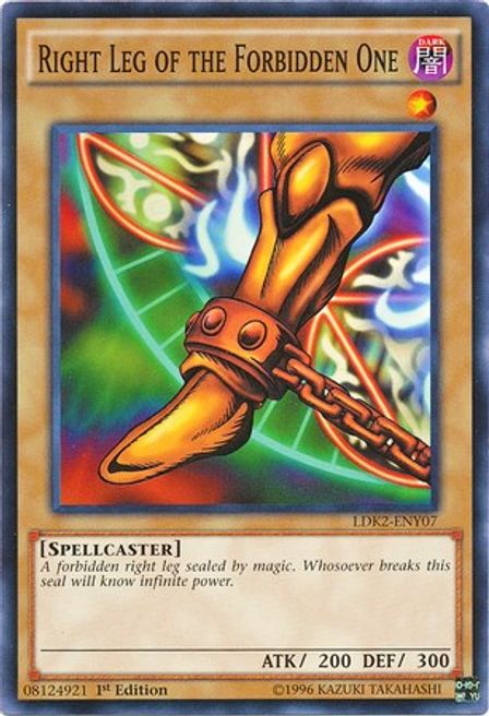 Right Leg of the Forbidden One (LDK2-ENY07) Common - Near Mint Unlimit