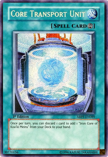 Core Transport Unit (ABPF-EN089) Secret Rare - Near Mint 1st Edition