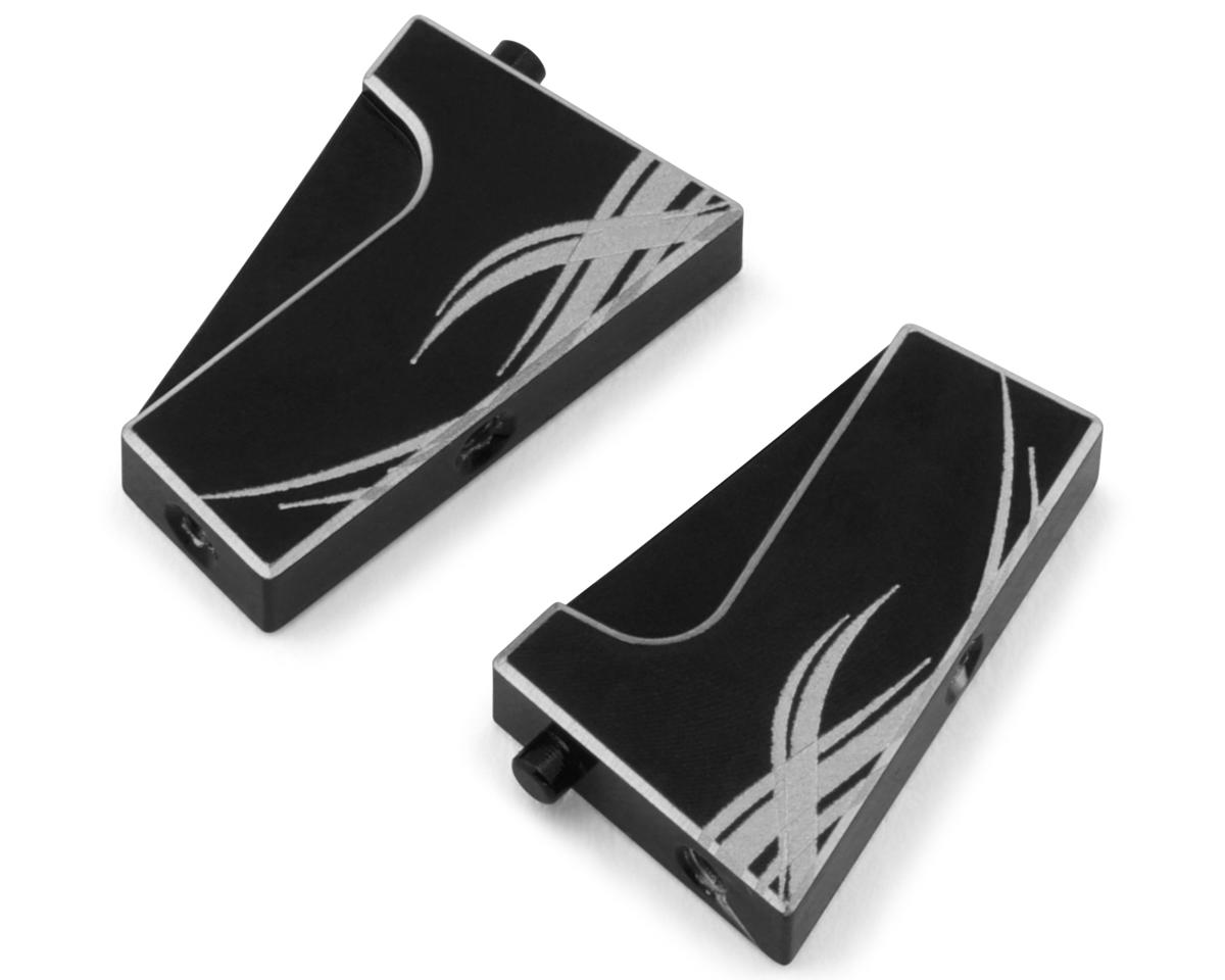 Yeah Racing Losi® Micro-B Aluminum Servo Mounts (Black) (2)