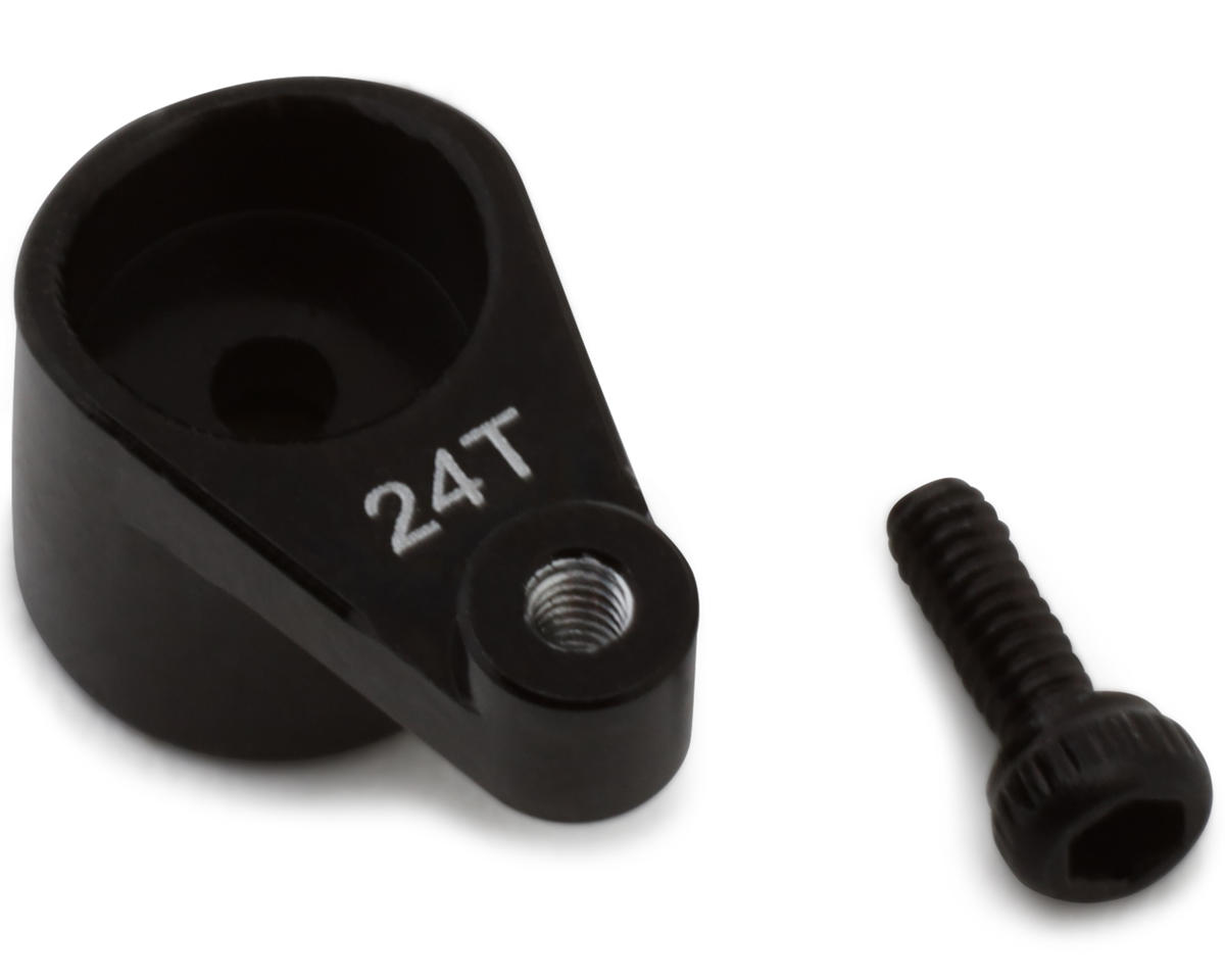 Yeah Racing Losi® Micro-B Aluminum Servo Horn (Black) (24T)