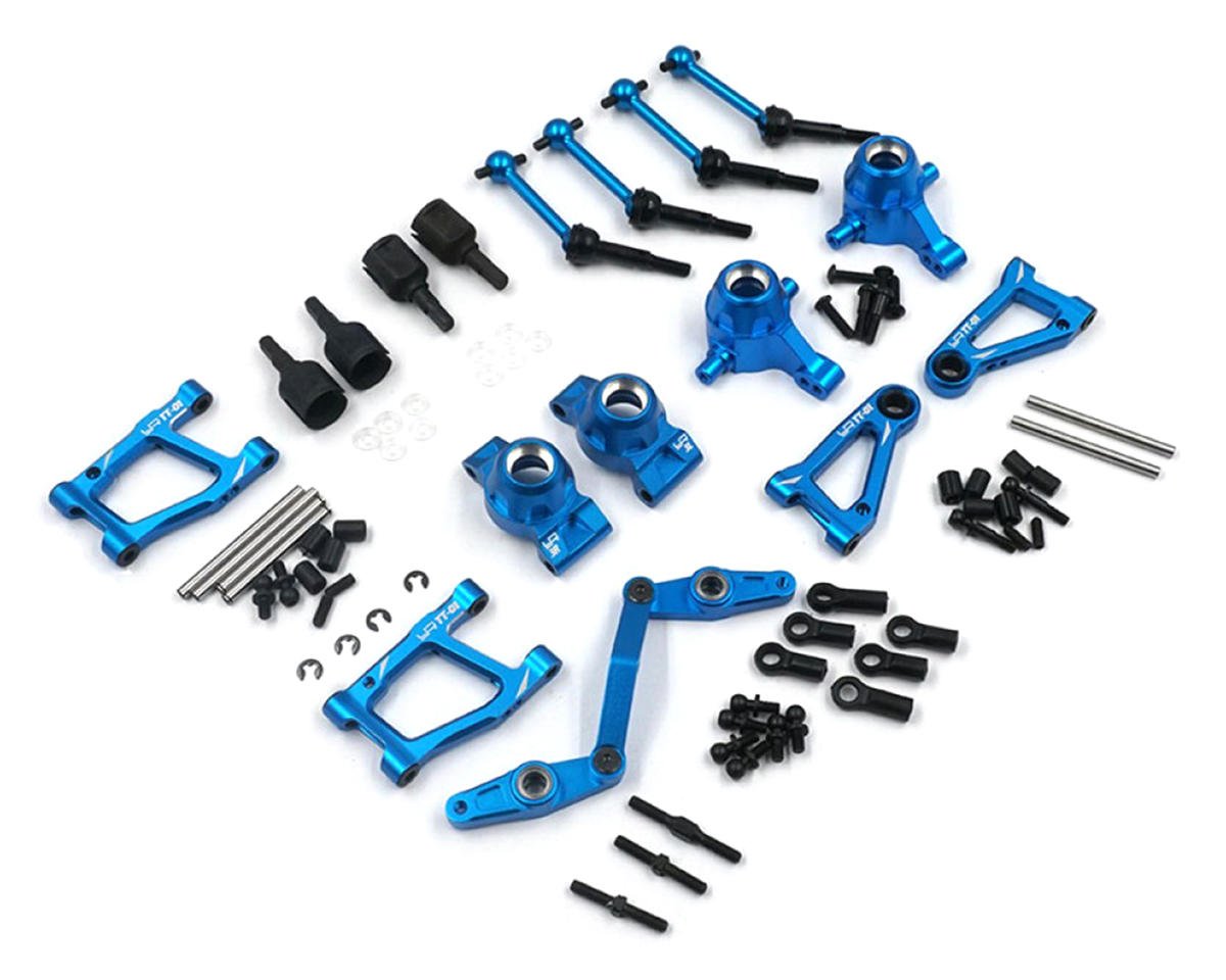 Yeah Racing Tamiya TT-01/TT-01E Rapid Performance Aluminum Upgrade Conversion Kit (Blue)