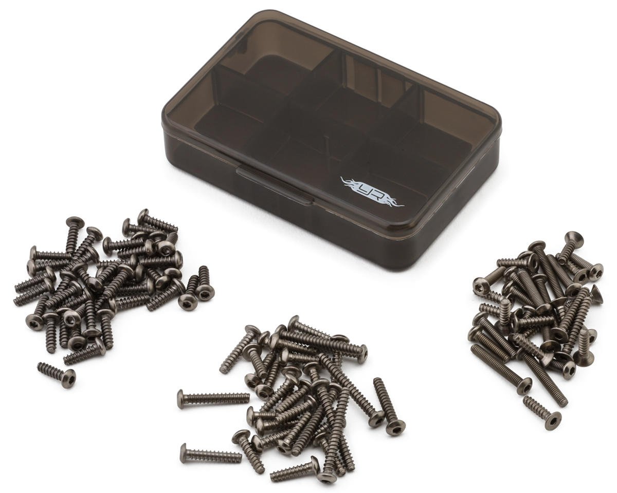 Yeah Racing Tamiya DT-04 1/10 Assorted Titanium Screw Set w/Container
