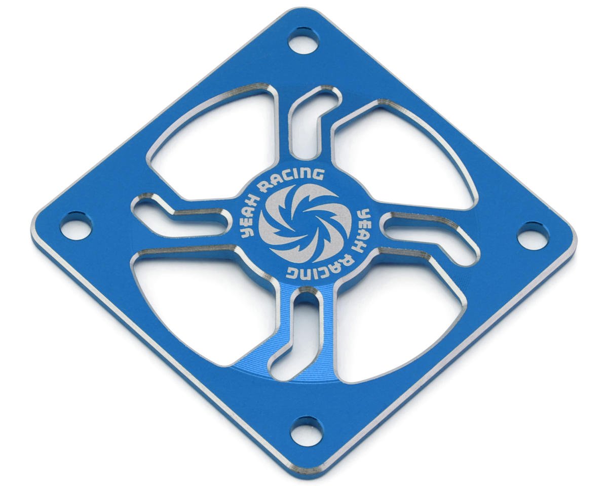 Yeah Racing Aluminum 40mm Fan Protector (Blue)
