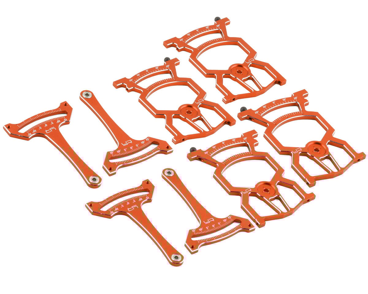 Yeah Racing 1/10 Aluminum Universal On Road Setup Station (Orange) (V3)