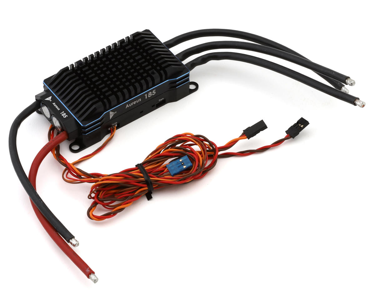 YGE Aureus 185A HV Telemetry Brushless ESC w/12A BEC (6-12S)