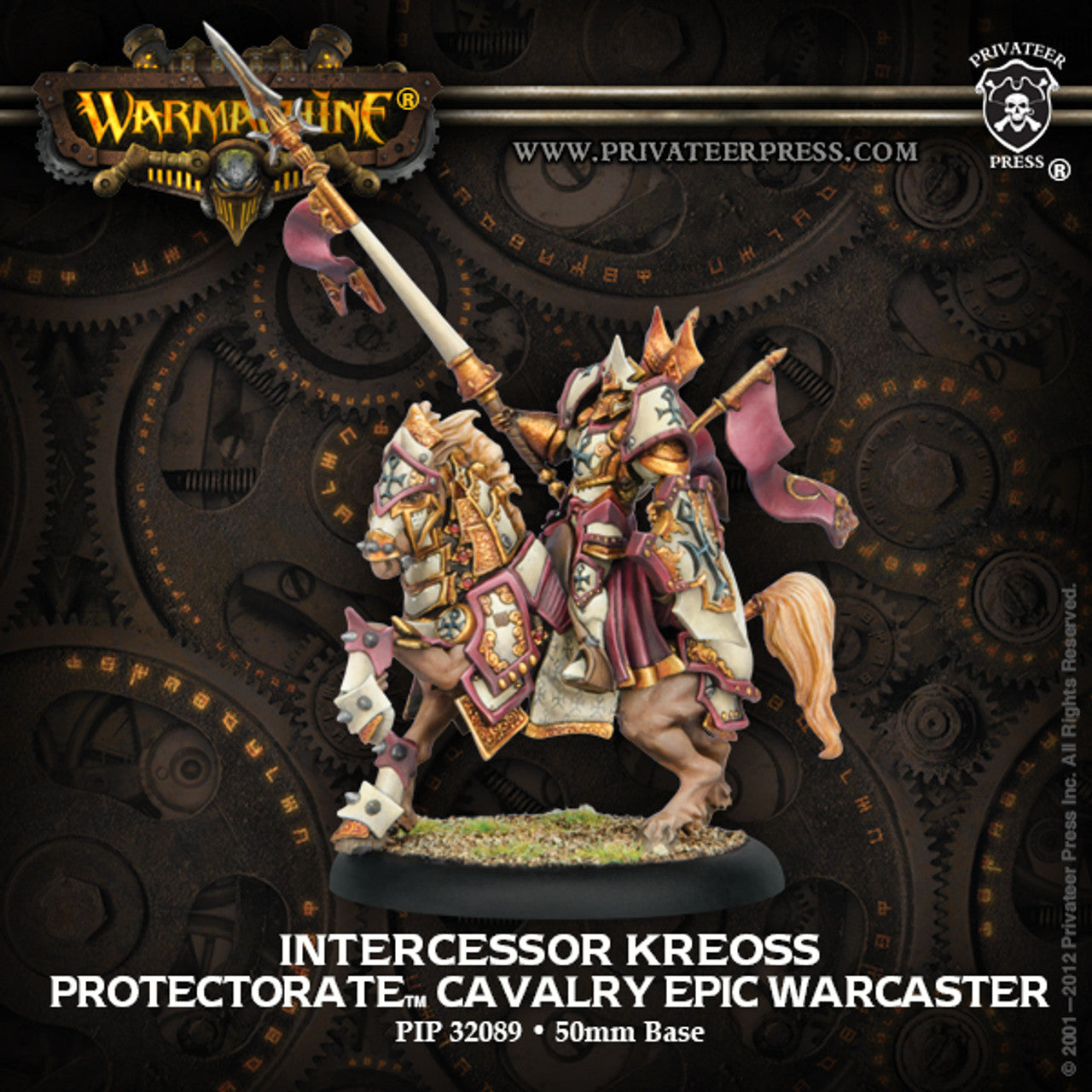Warmachine: Protectorate - Intercessor Kreoss, Cavalry Epic Warcaster