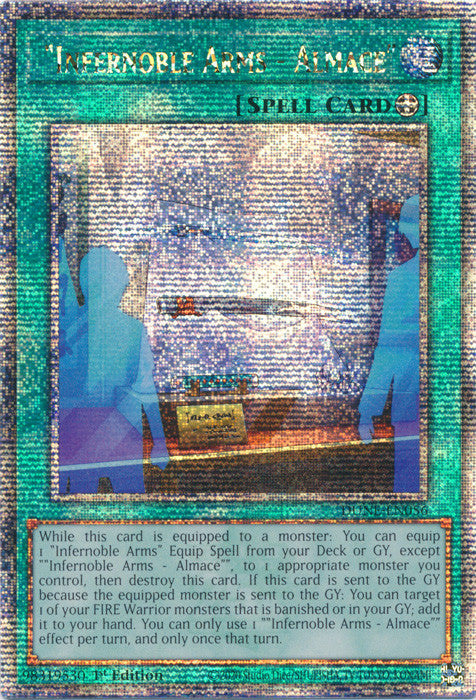 "Infernoble Arms - Almace" (DUNE-EN056) Quarter Century Secret Rare -