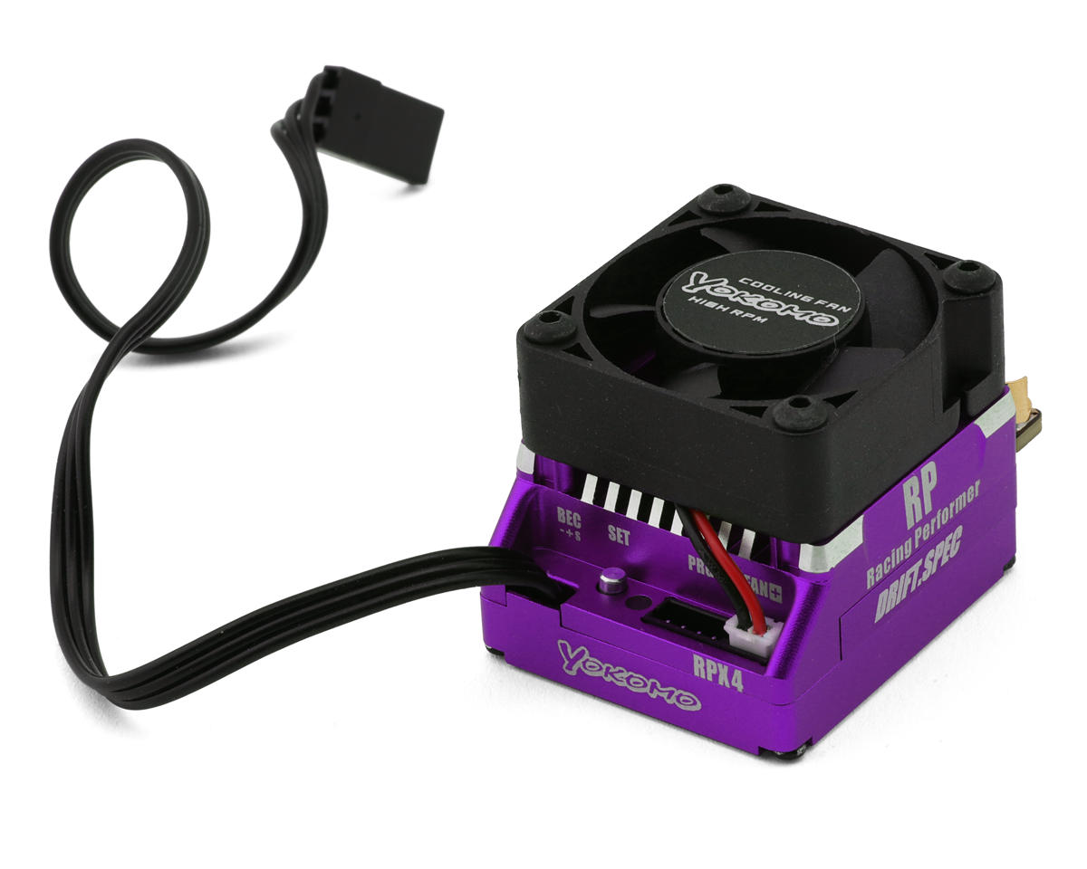 Yokomo BL-RPX4 Competition Sensored Brushless 1/10 Drift Spec ESC (Purple)