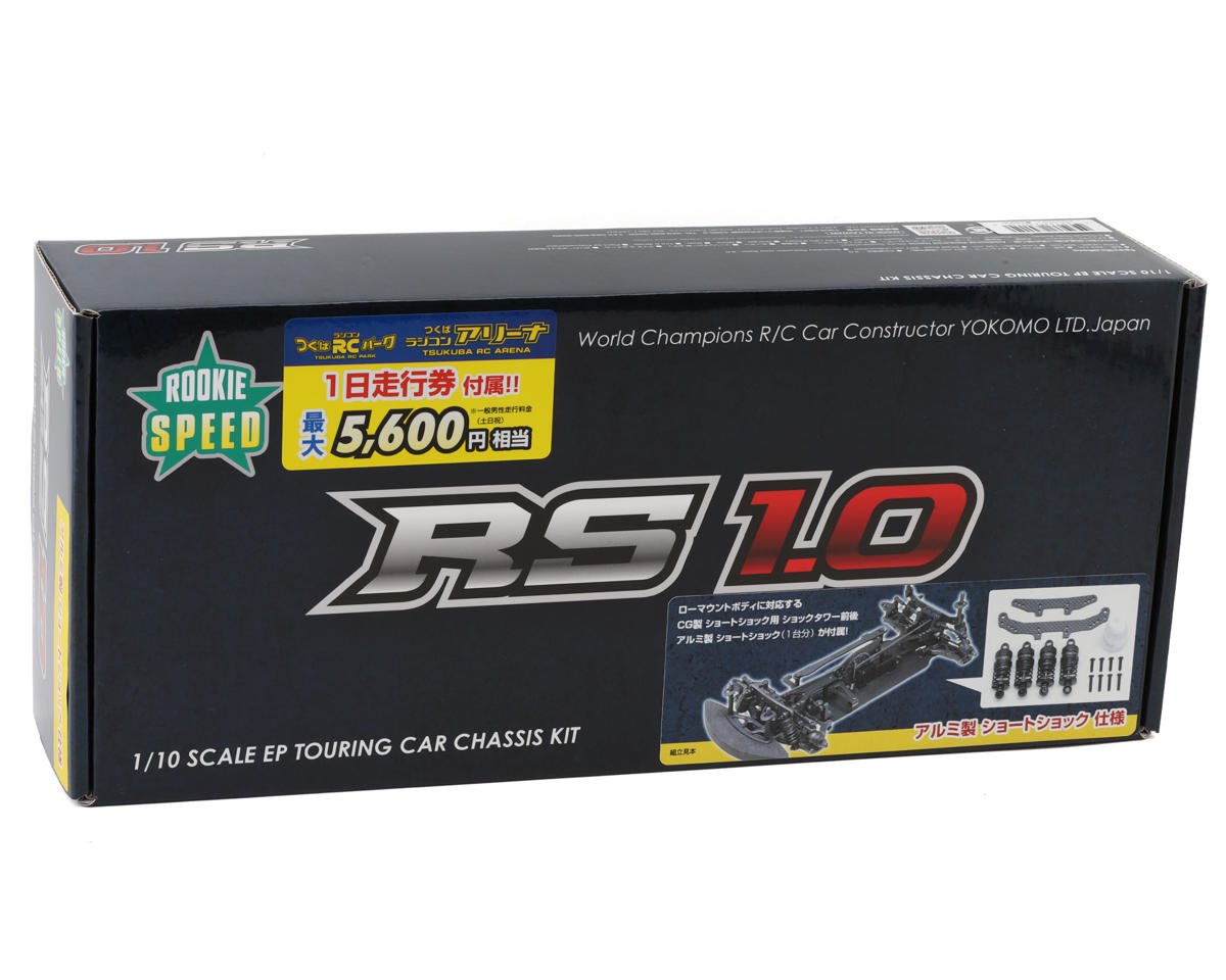Yokomo Rookie Speed RS 1.0 1/10 Electric 4WD Touring Car Kit w/Short Shocks & Shock Towers Conversion Set