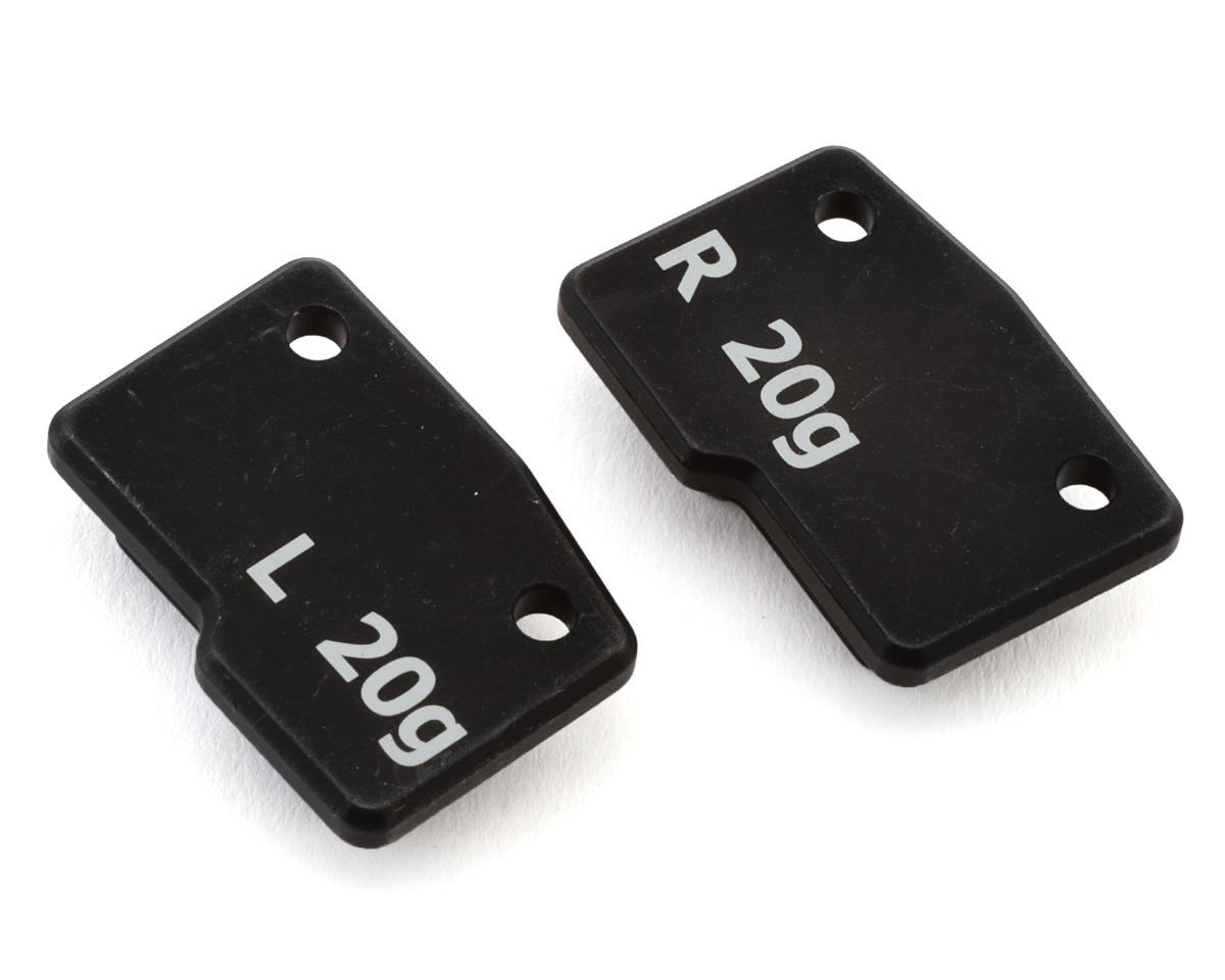 Yokomo RD2.0/SD2.0 Rear "H" Arm Brass Weights (20g) (2)