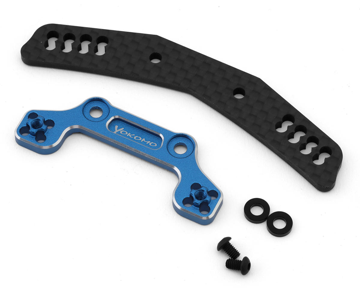 Yokomo Carbon Fiber/Aluminum Hybrid Front Shock Tower (Blue) (YD-2/RD/SD)