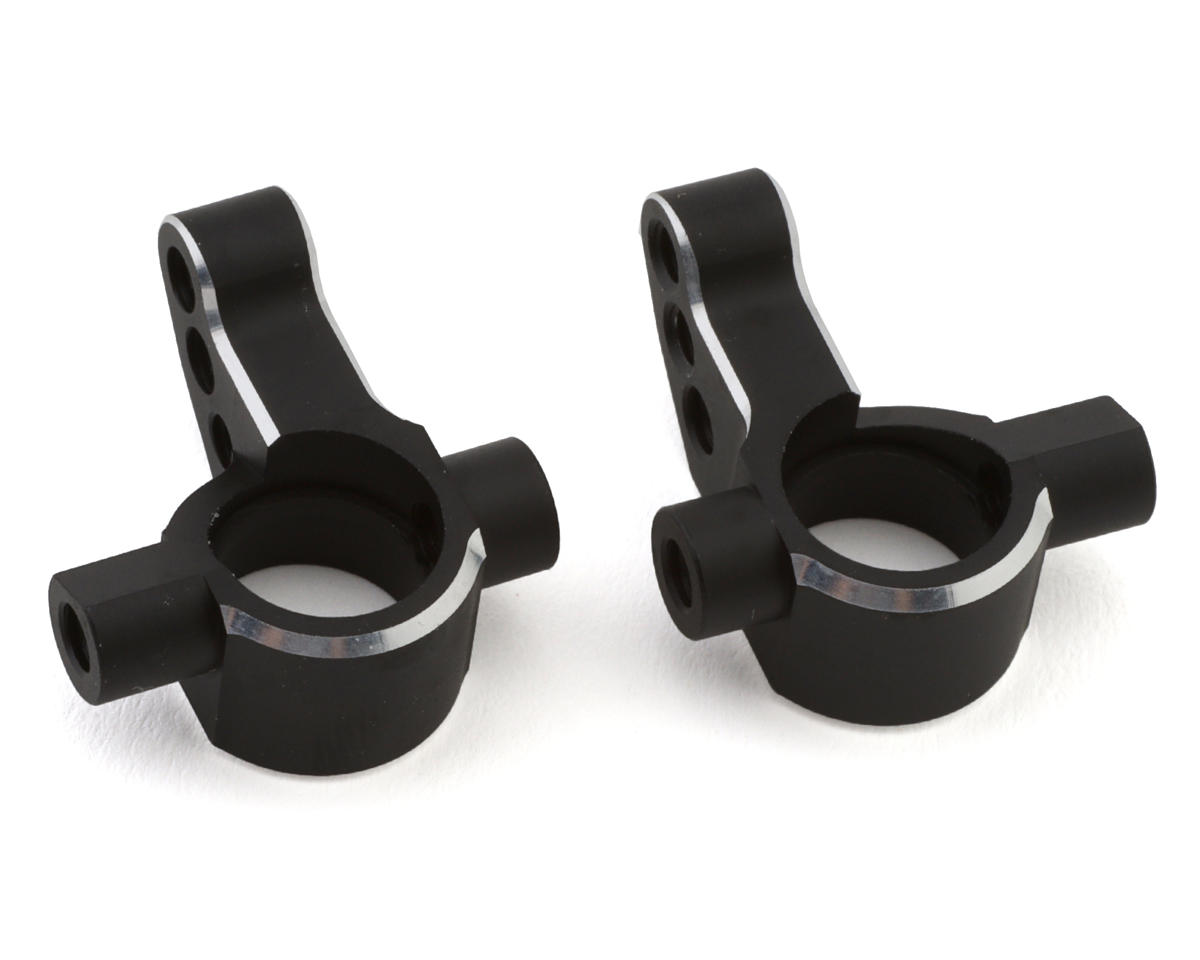 Yokomo RD/SD Aluminum Light Weight Steering Blocks (Black) (2) (0°)