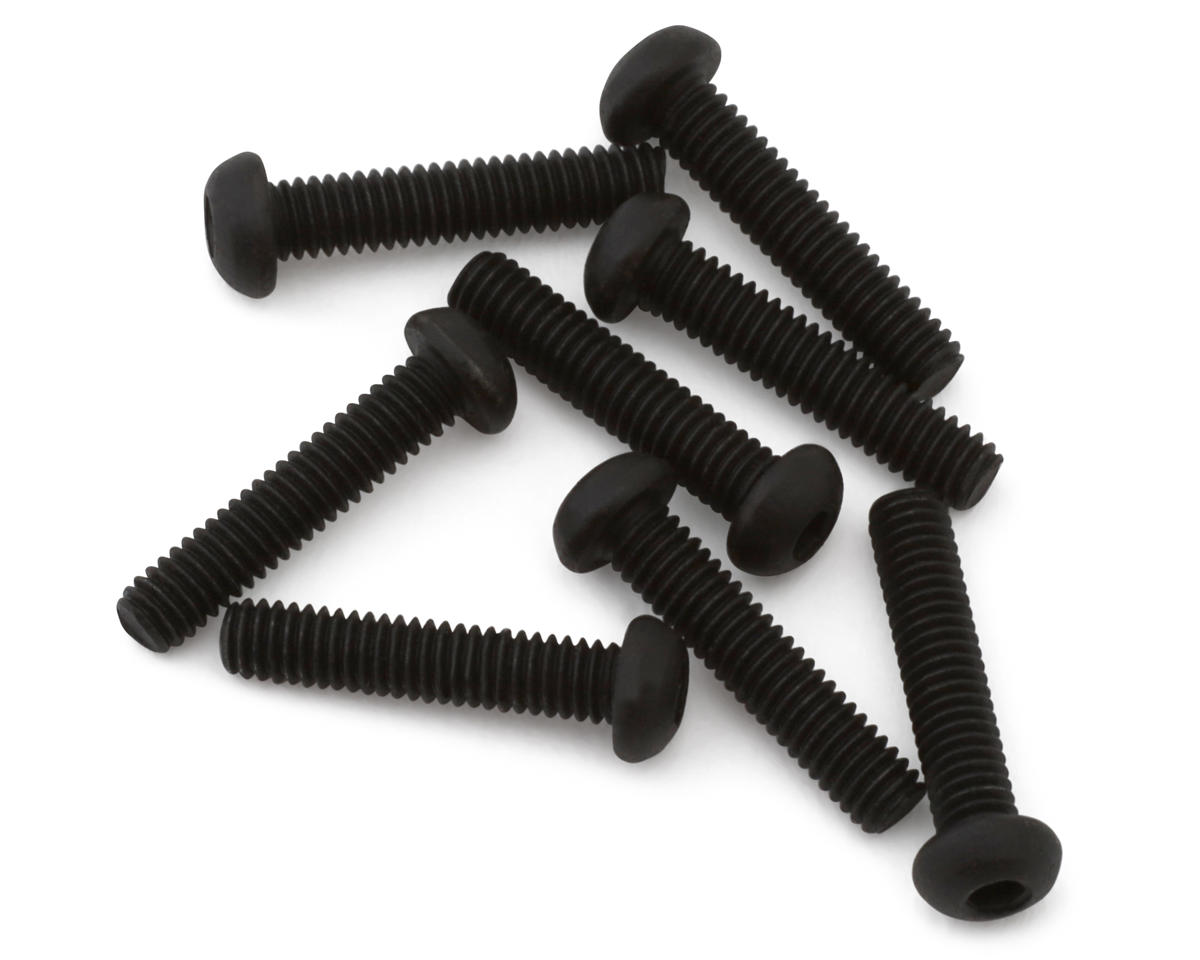 Yokomo 2.5mm Button Head Socket Screws (8) (12mm)