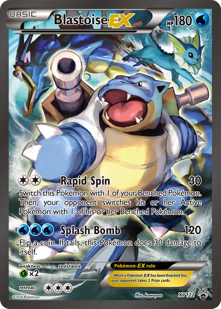 Blastoise EX - XY122 (XY:PR) Promo - Near Mint Holofoil