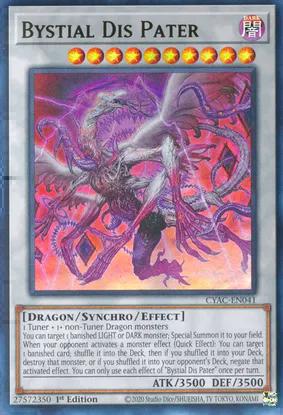 Bystial Dis Pater (CYAC-EN041) Ultra Rare - Near Mint 1st Edition