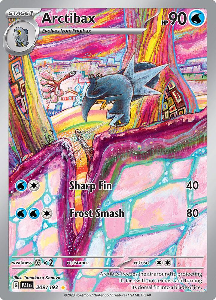 Arctibax - 209/193 (PAL) Illustration Rare - Near Mint Holofoil