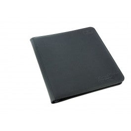 Ultimate Guard 12-Pocket Quadrow Zip Folio Xenoskin - Black