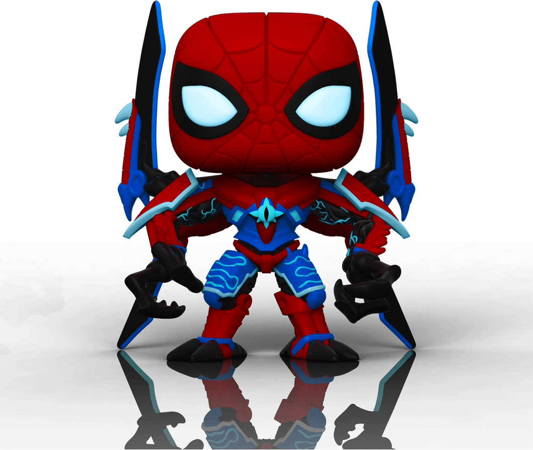 POP Figure: Marvel Mech Strike Monster Hunters #0997 - Spider-Man (Glo
